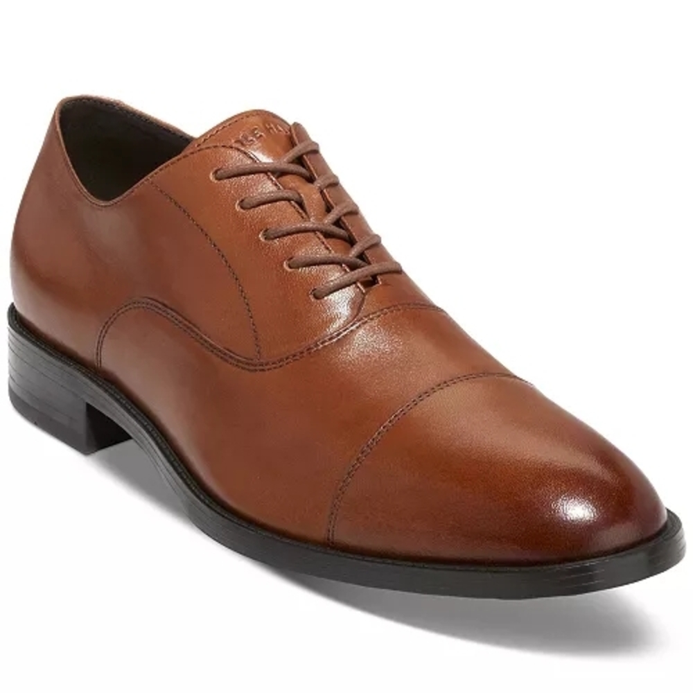 Cole Haan Men's Hawthorne Cap Toe Business Dress Leather Oxford| Size 11| Brown